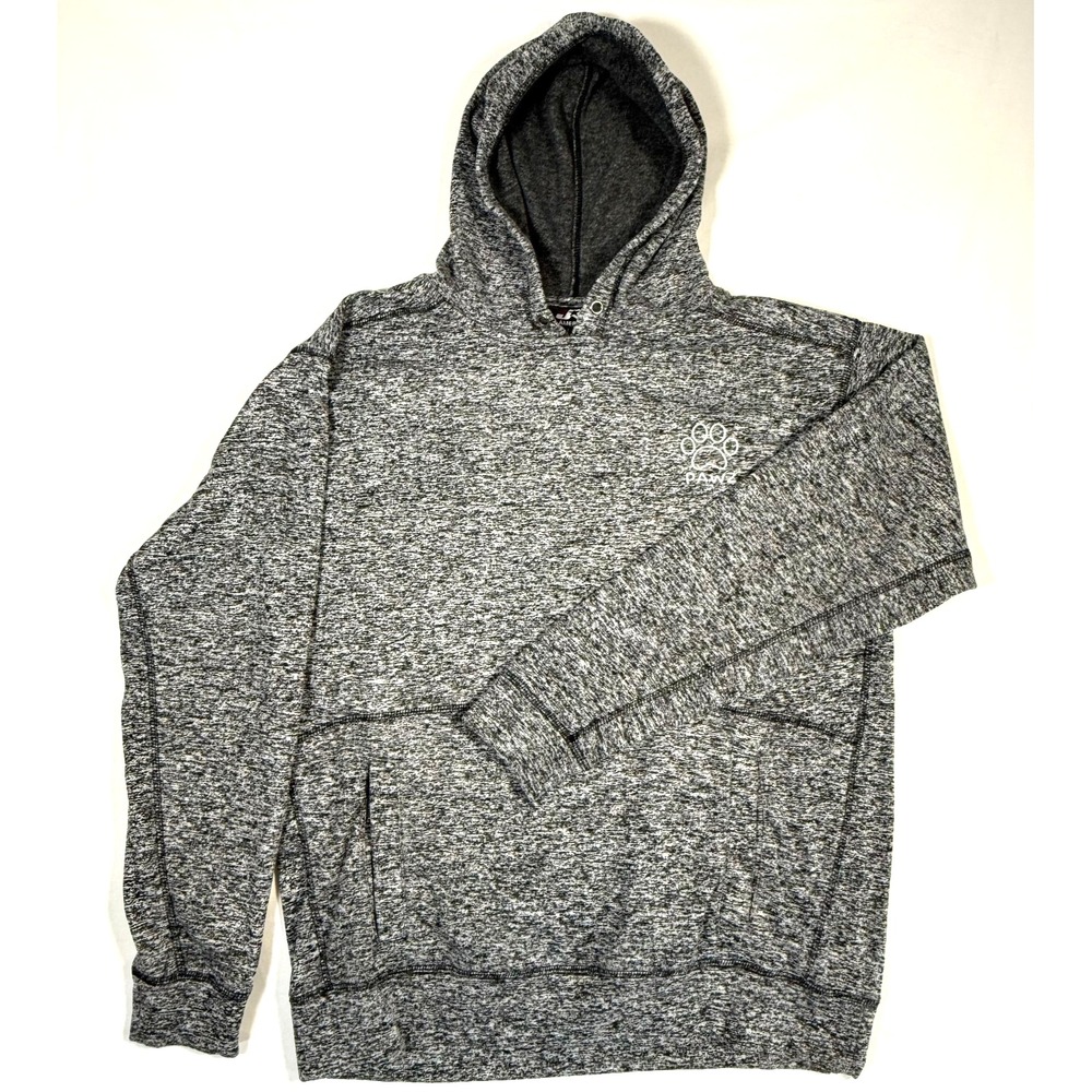 Pawz Unisex Black, White Blended Hoodie Large J.‎ America Fabric Dog Lovers